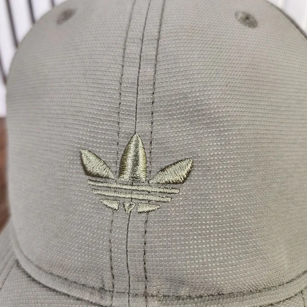 Adidas Originals Trefoil Dad Hat Cap Olive Green Strapback Casual Outdoors Sport